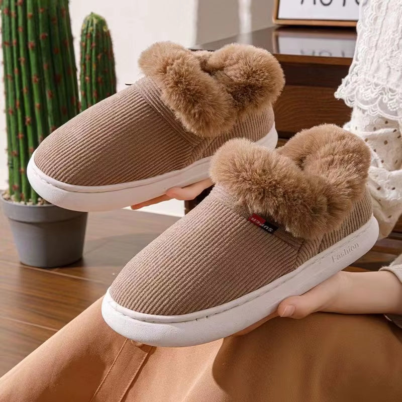 Cozy Winter Women’s Cotton Slippers - Stylish Indoor Slides for Ultimate Comfort