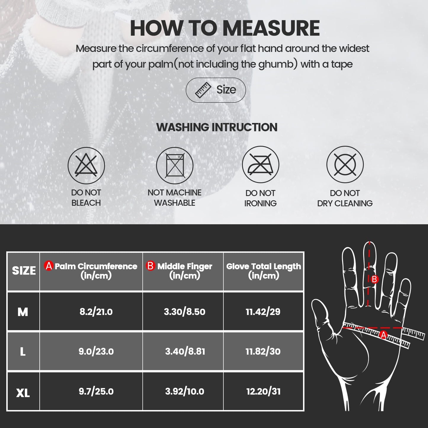 Ultimate Waterproof Windproof Thermal Gloves for All - Perfect for Cold Weather Adventures