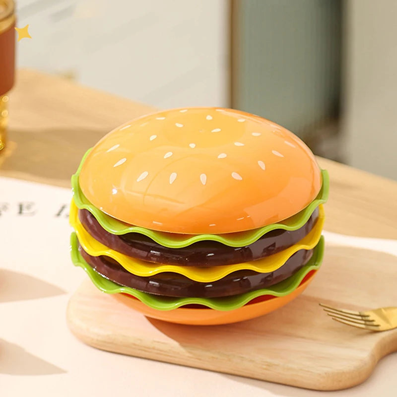 Elevate Your Dining Experience with Our Fun 5-Piece and 7-Piece Hamburger and Dipping Sauce Dish Set - Perfect for Family Meals and Gatherings!