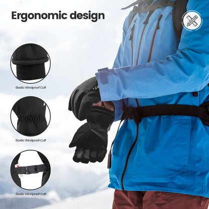 Ultimate Waterproof Windproof Thermal Gloves for All - Perfect for Cold Weather Adventures